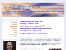 Tablet Screenshot of leightontherapy.com